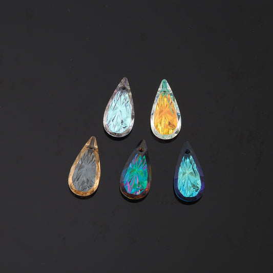 1pcs Teardrop Crystal Pendant Crystal AB Rhinestones for DIY Craft Jewelry Making Supply