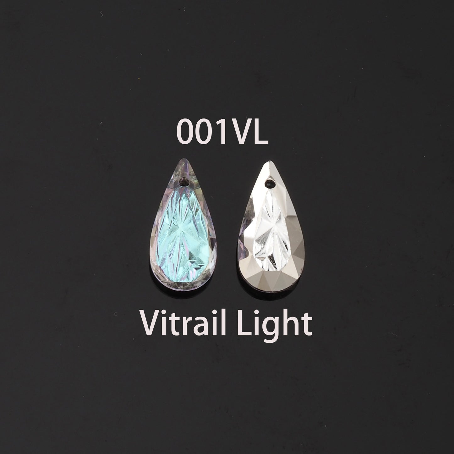 1pcs Teardrop Crystal Pendant Crystal AB Rhinestones for DIY Craft Jewelry Making Supply