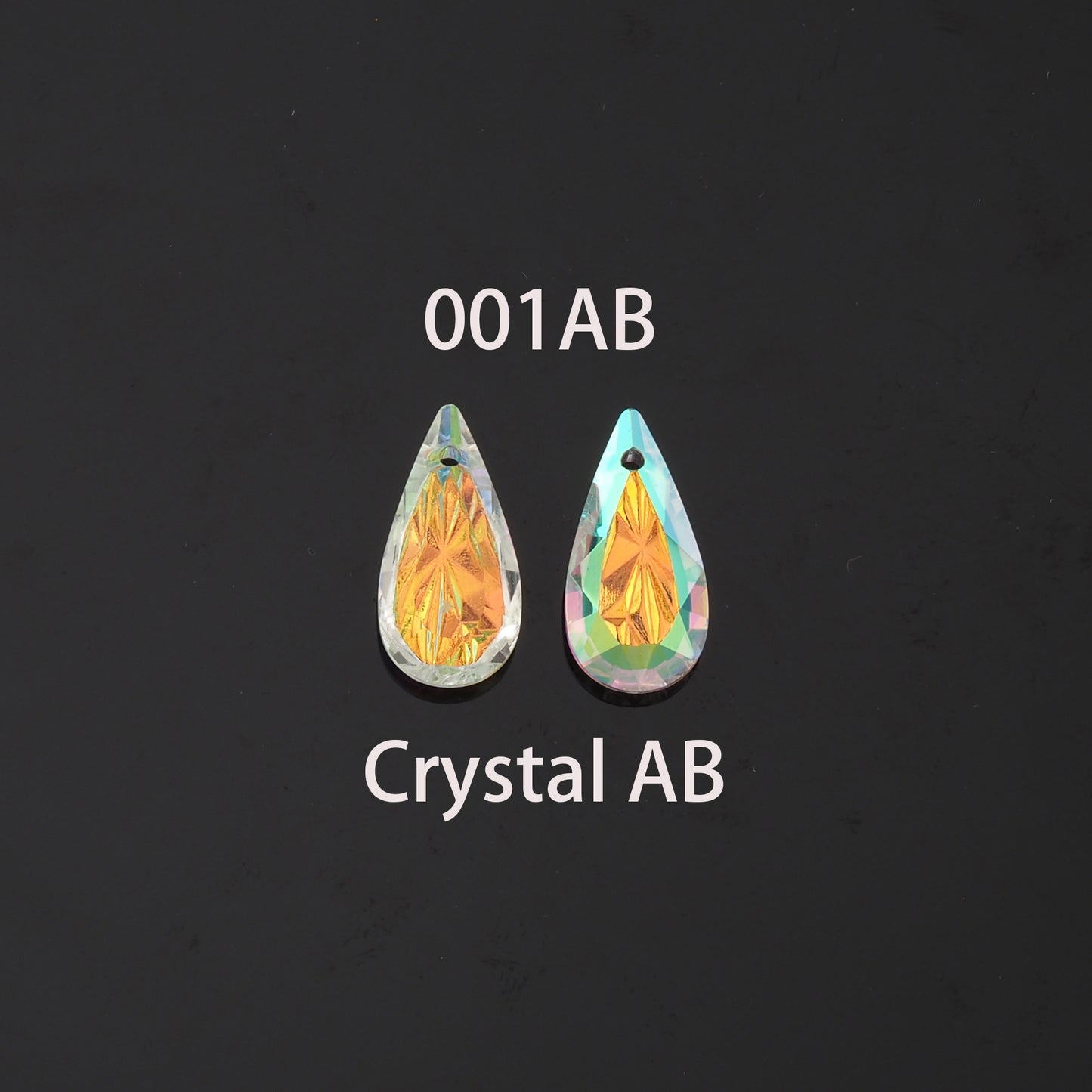 1pcs Teardrop Crystal Pendant Crystal AB Rhinestones for DIY Craft Jewelry Making Supply