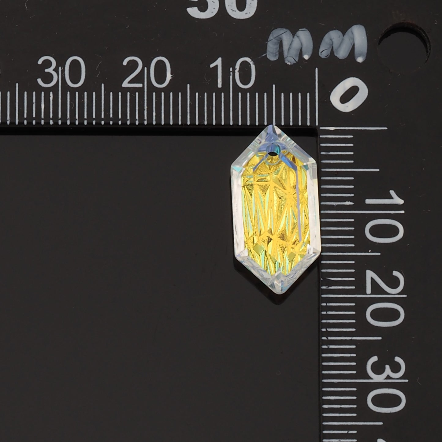1pcs Hexagon Crystal Pendant Crystal AB Rhinestones for DIY Craft Jewelry Making Supply