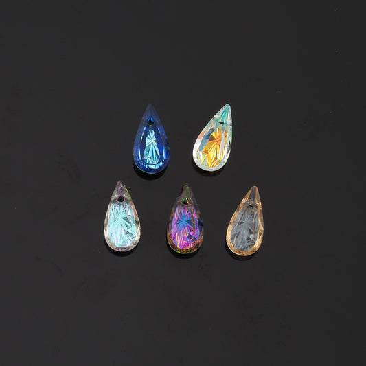 1pcs Teardrop Crystal Pendant Crystal AB Rhinestones for DIY Craft Jewelry Making Supply