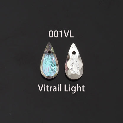 1pcs Teardrop Crystal Pendant Crystal AB Rhinestones for DIY Craft Jewelry Making Supply