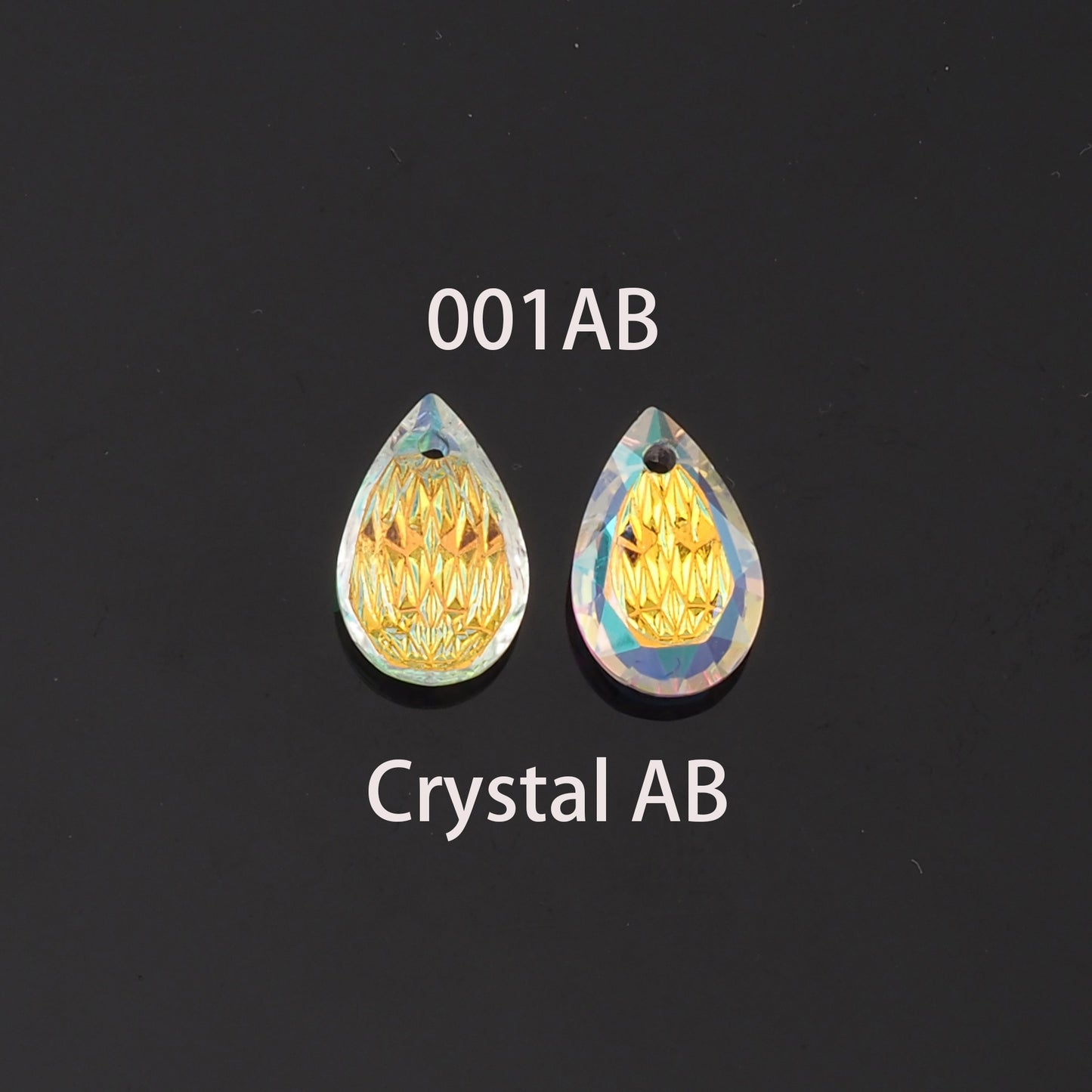1pcs Teardrop Crystal Pendant Crystal AB Rhinestones for DIY Craft Jewelry Making Supply
