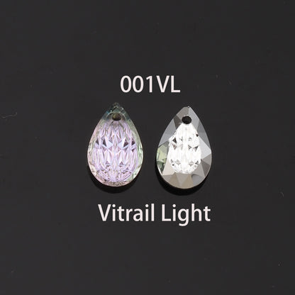 1pcs Teardrop Crystal Pendant Crystal AB Rhinestones for DIY Craft Jewelry Making Supply