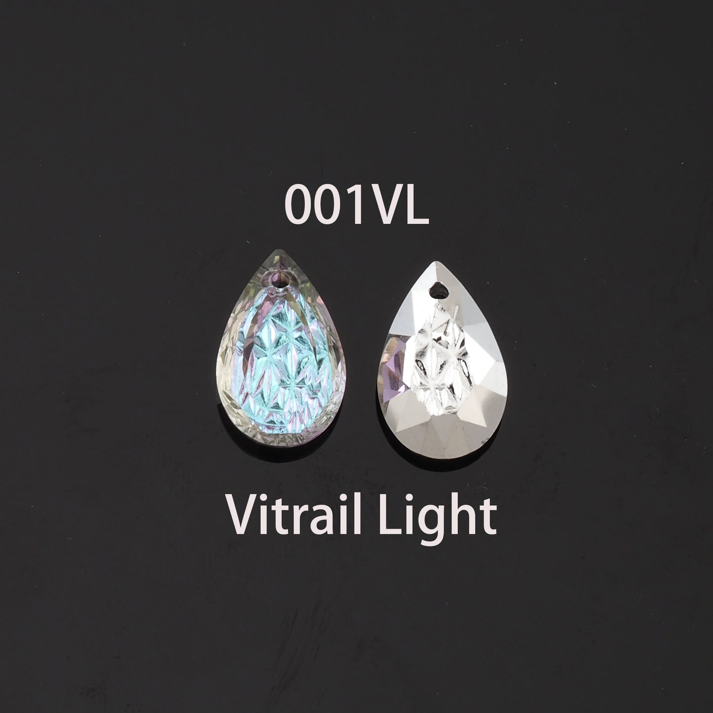 1pcs Teardrop Crystal Pendant Crystal AB Rhinestones for DIY Craft Jewelry Making Supply