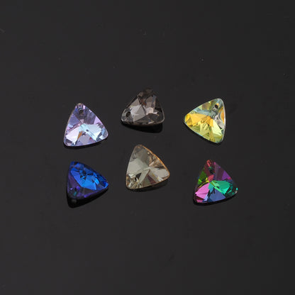 1pcs Triangle Crystal Pendant Crystal AB Rhinestones for DIY Craft Jewelry Making Supply
