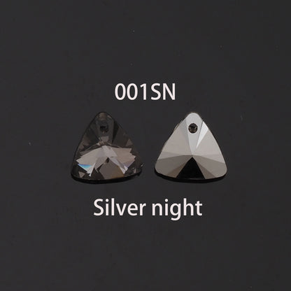 1pcs Triangle Crystal Pendant Crystal AB Rhinestones for DIY Craft Jewelry Making Supply
