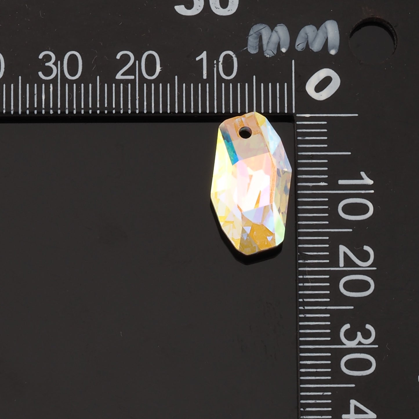 1pcs Oval Crystal Pendant Crystal AB Rhinestones for DIY Craft Jewelry Making Supply