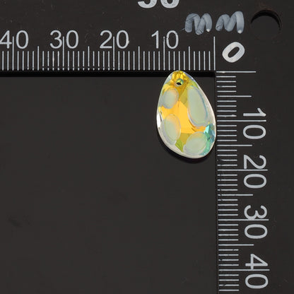 1pcs Oval Crystal Pendant Crystal AB Rhinestones for DIY Craft Jewelry Making Supply