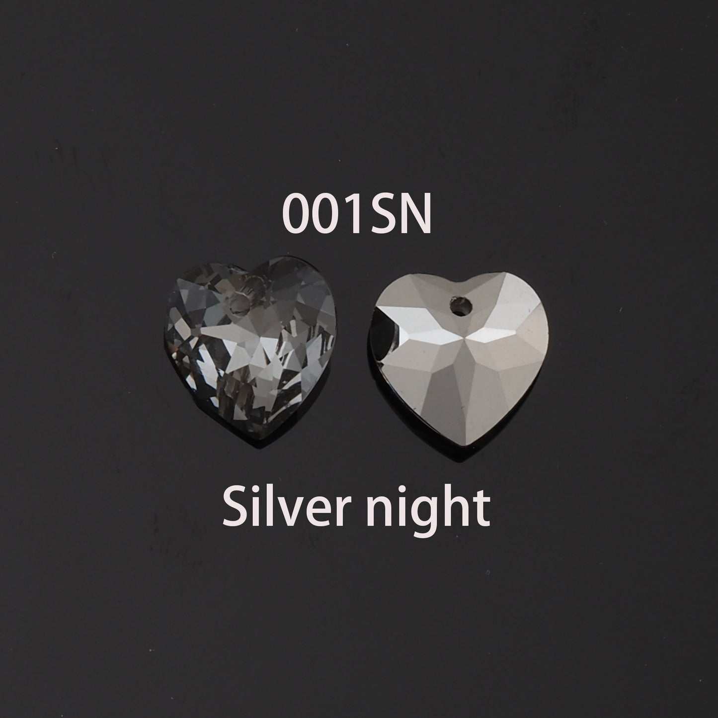 1pcs Heart Crystal Pendant Crystal AB Rhinestones for DIY Craft Jewelry Making Supply