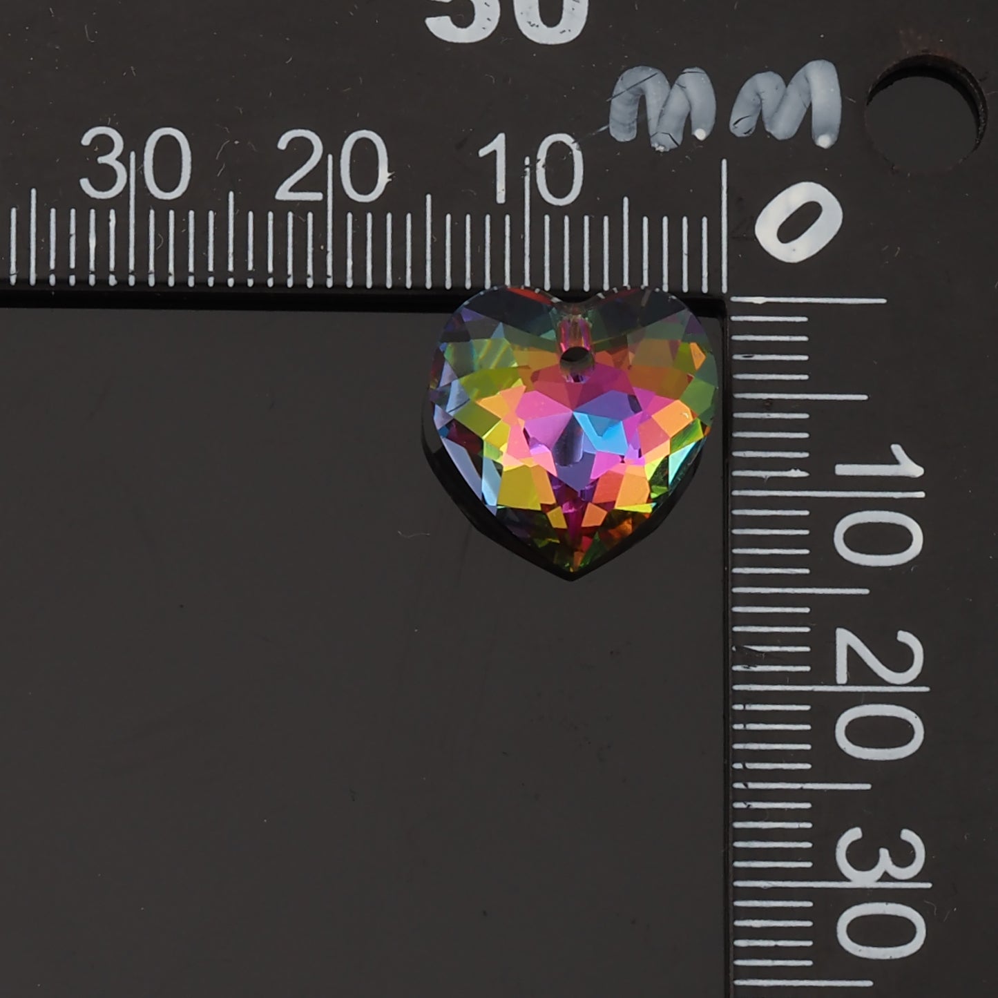 1pcs Heart Crystal Pendant Crystal AB Rhinestones for DIY Craft Jewelry Making Supply