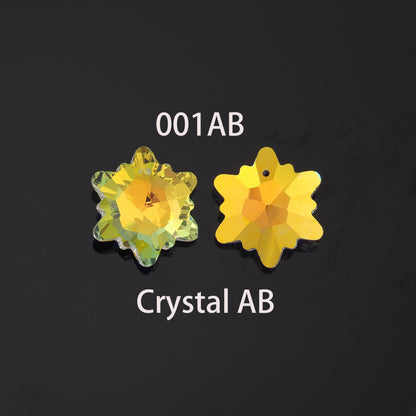 1pcs Edelweiss Crystal Pendant Crystal AB Rhinestones for DIY Craft Jewelry Making Supply