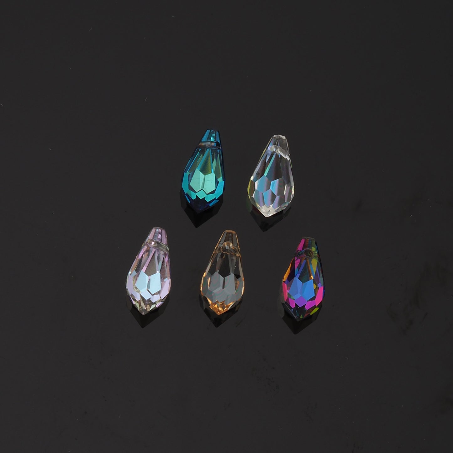 1pcs Teardrop Crystal Pendant Crystal AB Rhinestones for DIY Craft Jewelry Making Supply