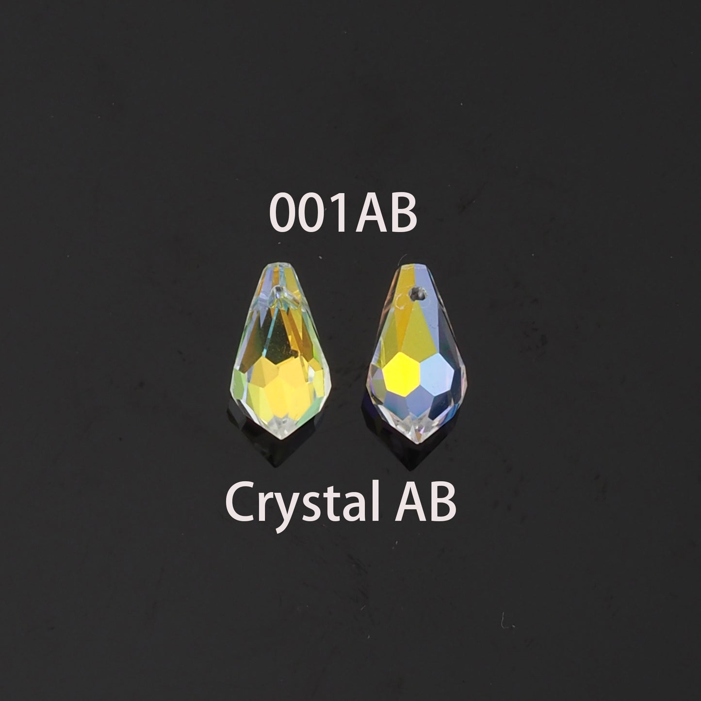 1pcs Teardrop Crystal Pendant Crystal AB Rhinestones for DIY Craft Jewelry Making Supply