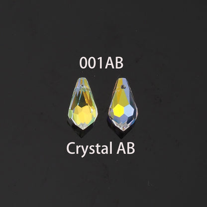 1pcs Teardrop Crystal Pendant Crystal AB Rhinestones for DIY Craft Jewelry Making Supply