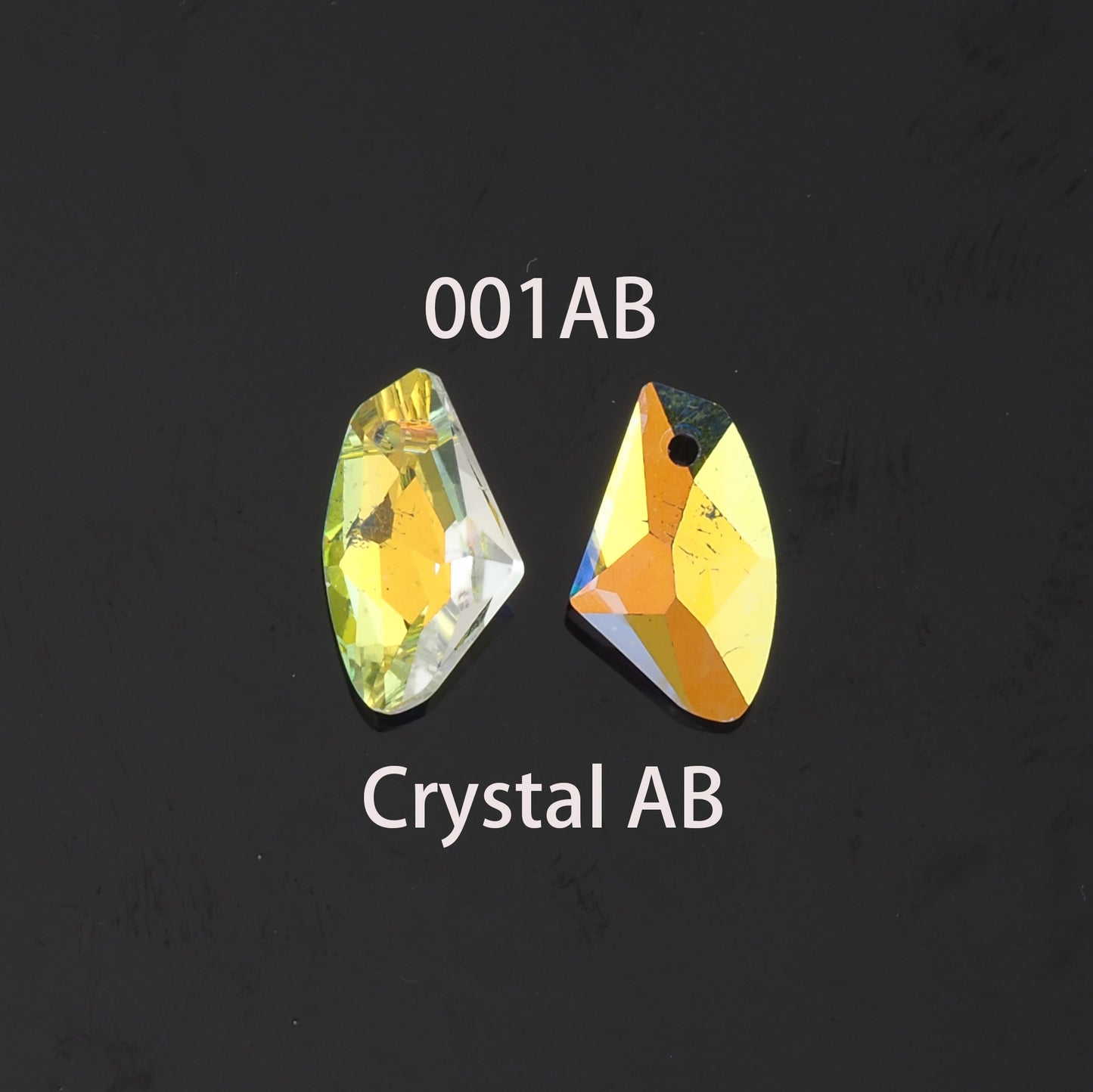 1pcs Geometry Crystal Pendant Crystal AB Rhinestones for DIY Craft Jewelry Making Supply