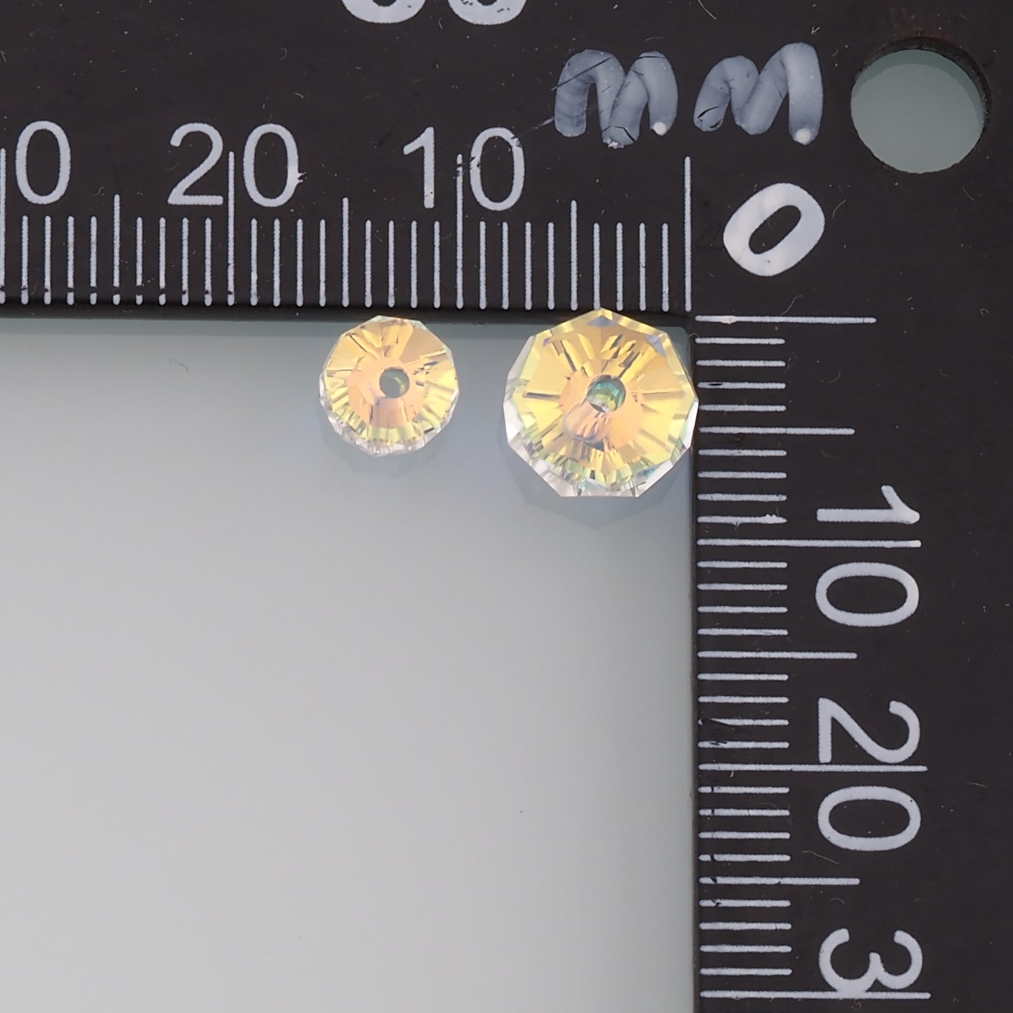 5pcs Wheel Crystal Spacer Bead Crystal AB Rhinestones for DIY Craft Jewelry Making Supply