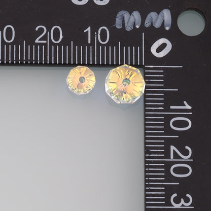 5pcs Wheel Crystal Spacer Bead Crystal AB Rhinestones for DIY Craft Jewelry Making Supply