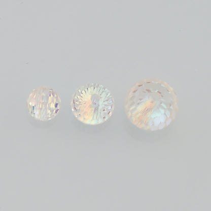 5pcs Ball Crystal Spacer Bead Crystal AB Rhinestones for DIY Craft Jewelry Making Supply