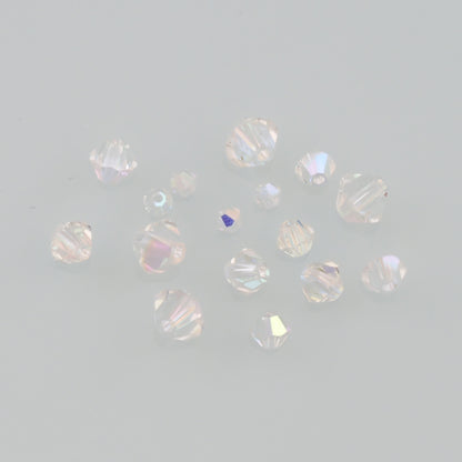 5pcs Sharp Crystal Spacer Bead Crystal AB Rhinestones for DIY Craft Jewelry Making Supply