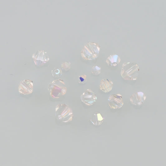 5pcs Sharp Crystal Spacer Bead Crystal AB Rhinestones for DIY Craft Jewelry Making Supply