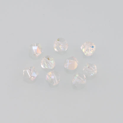 5pcs Spiral Crystal Spacer Bead Crystal AB Rhinestones for DIY Craft Jewelry Making Supply