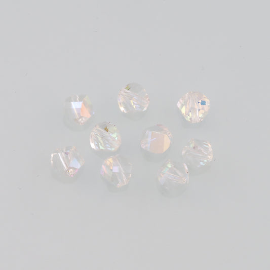 5pcs Spiral Crystal Spacer Bead Crystal AB Rhinestones for DIY Craft Jewelry Making Supply
