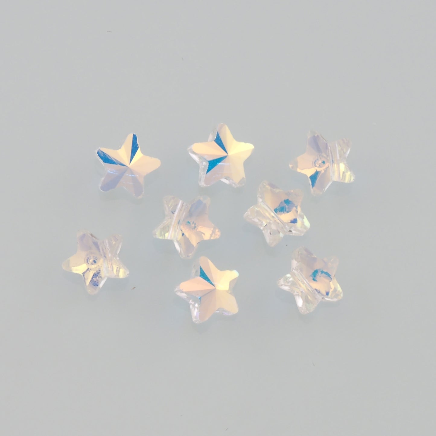 5pcs Star Crystal Spacer Bead Crystal AB Rhinestones for DIY Craft Jewelry Making Supply
