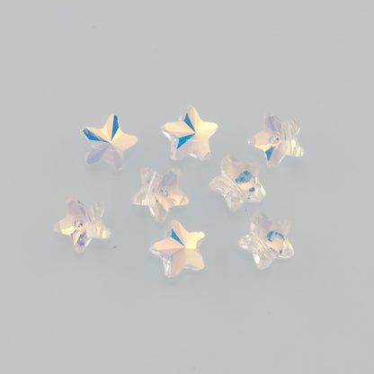 5pcs Star Crystal Spacer Bead Crystal AB Rhinestones for DIY Craft Jewelry Making Supply