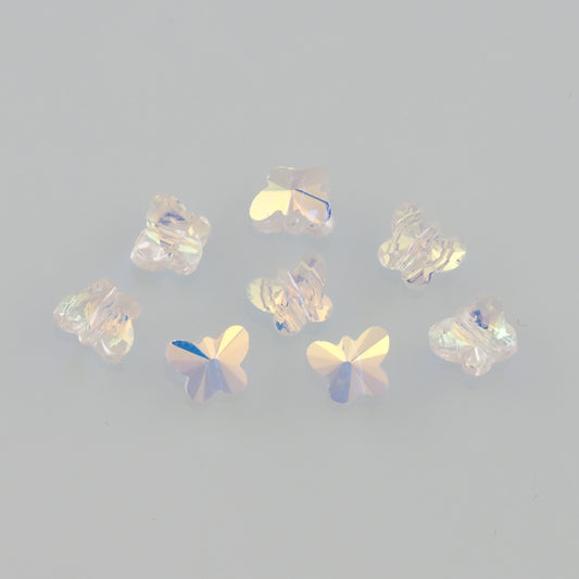 5pcs Butterfly Crystal Spacer Bead Crystal AB Rhinestones for DIY Craft Jewelry Making Supply