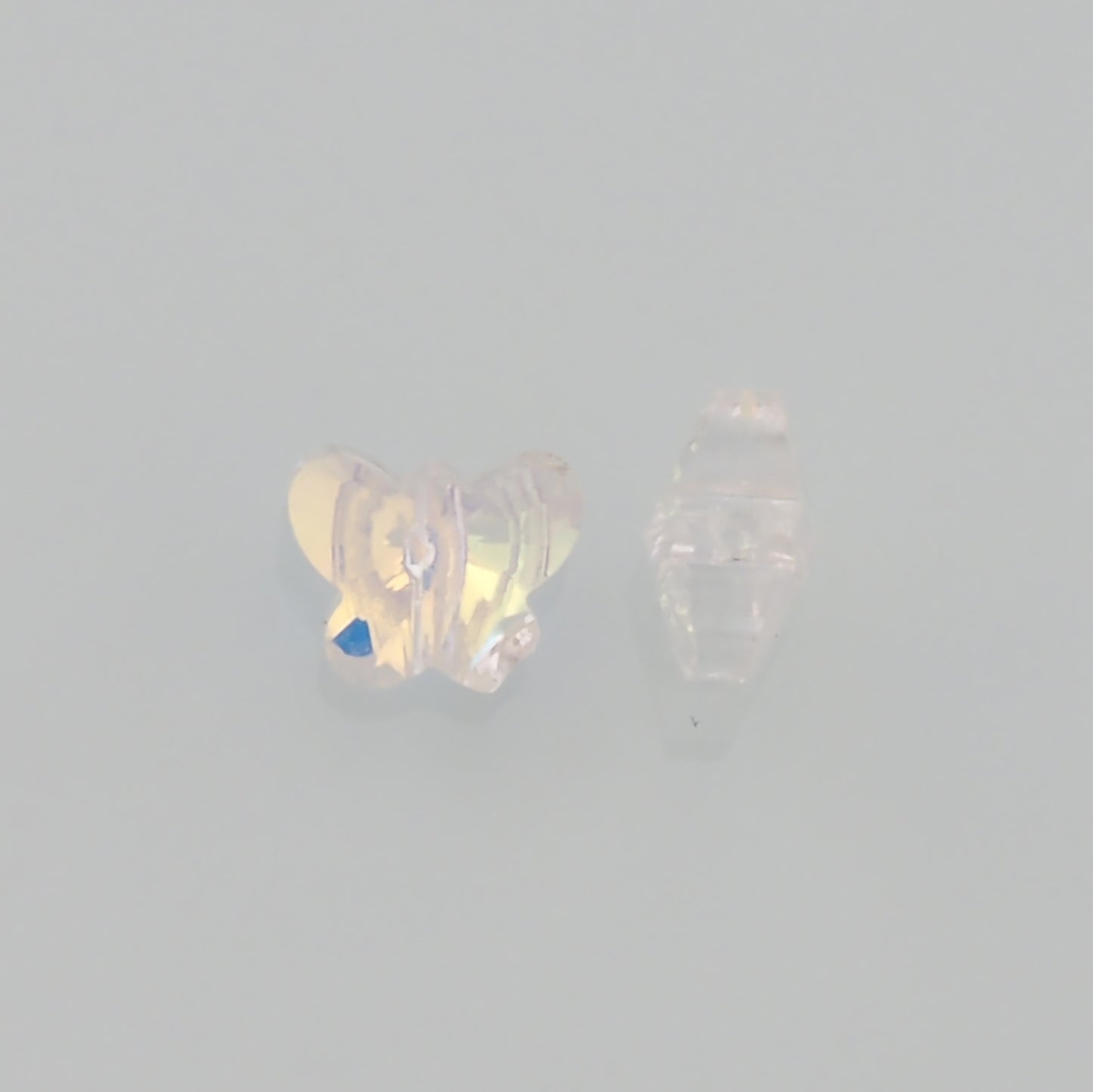 5pcs Butterfly Crystal Spacer Bead Crystal AB Rhinestones for DIY Craft Jewelry Making Supply