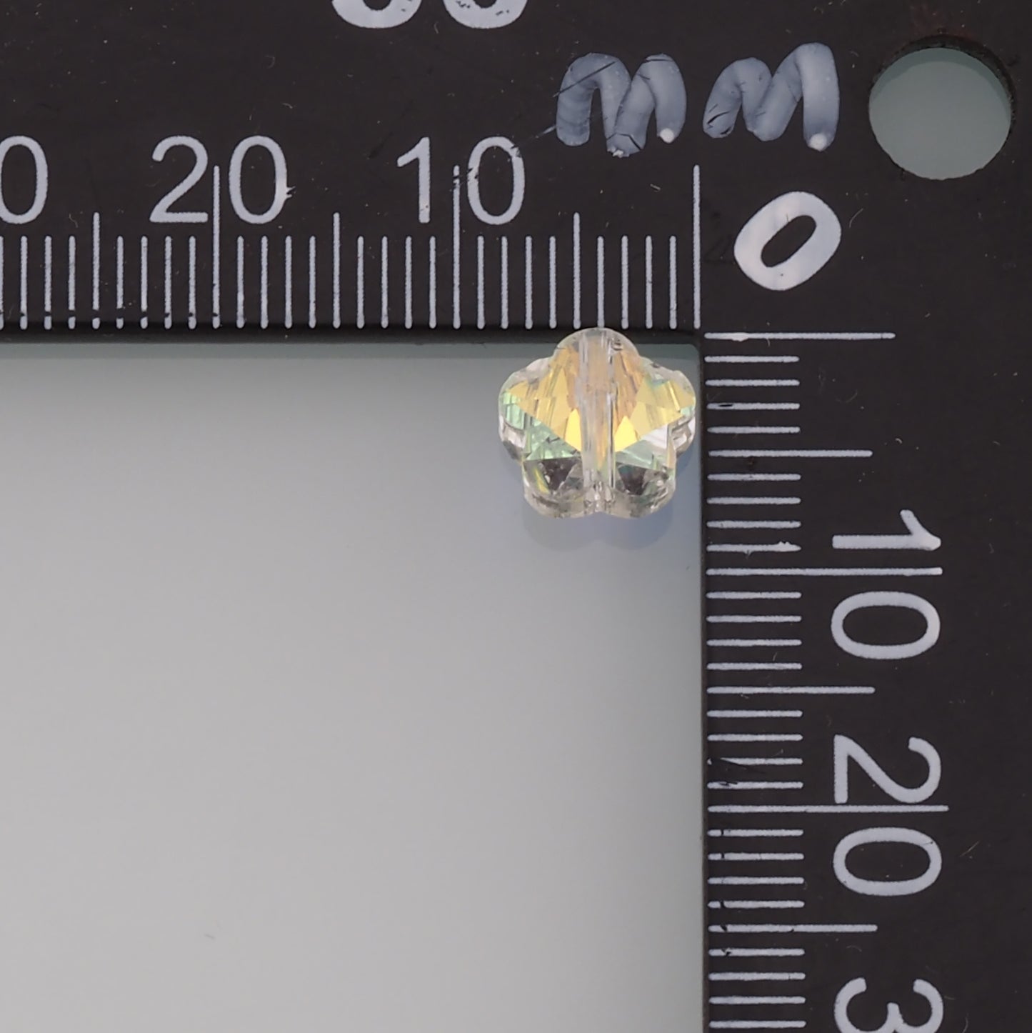 5pcs Plum Blossom Flower Crystal Spacer Bead Crystal AB Rhinestones for DIY Craft Jewelry Making Supply
