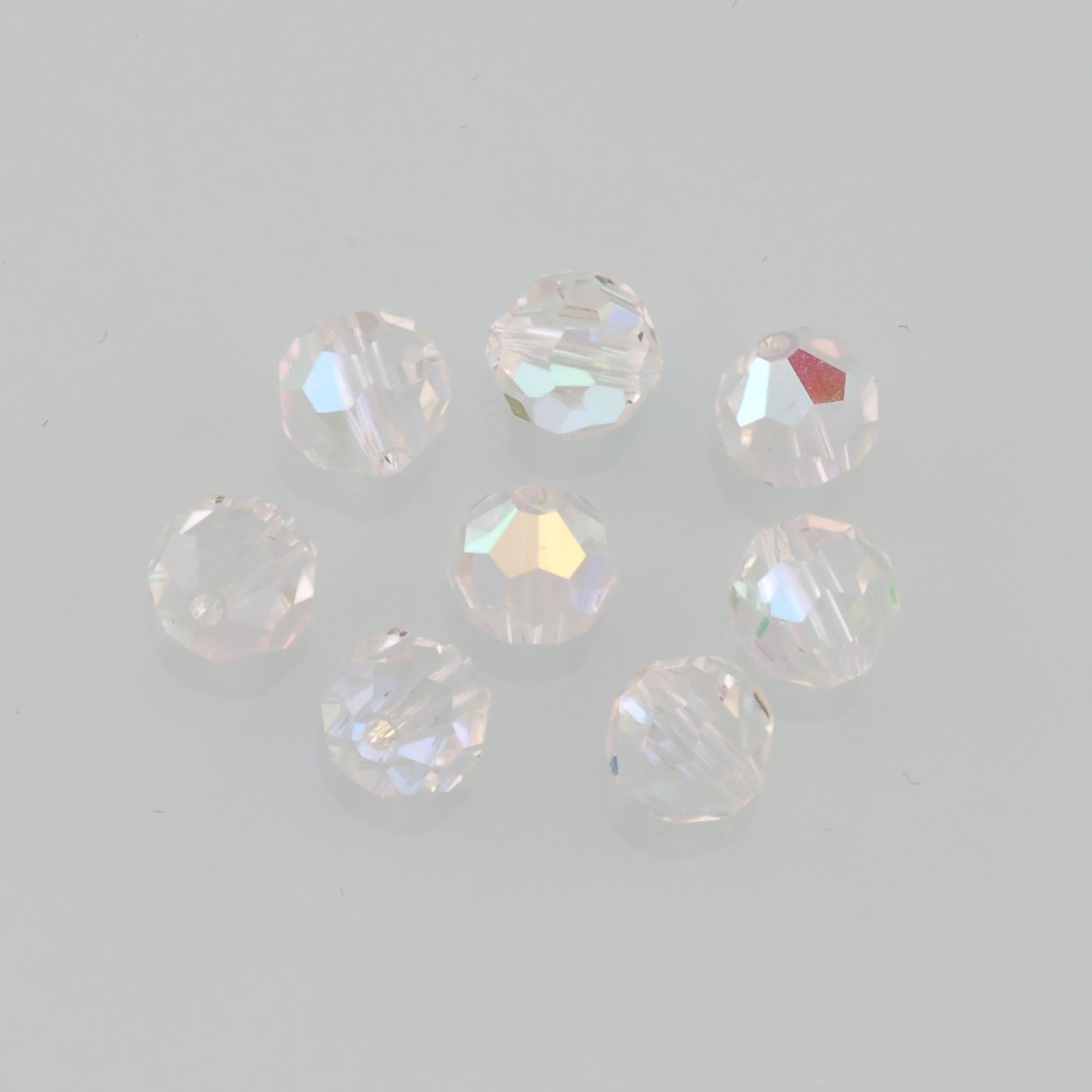 5pcs Earth Crystal Spacer Bead Crystal AB Rhinestones for DIY Craft Jewelry Making Supply