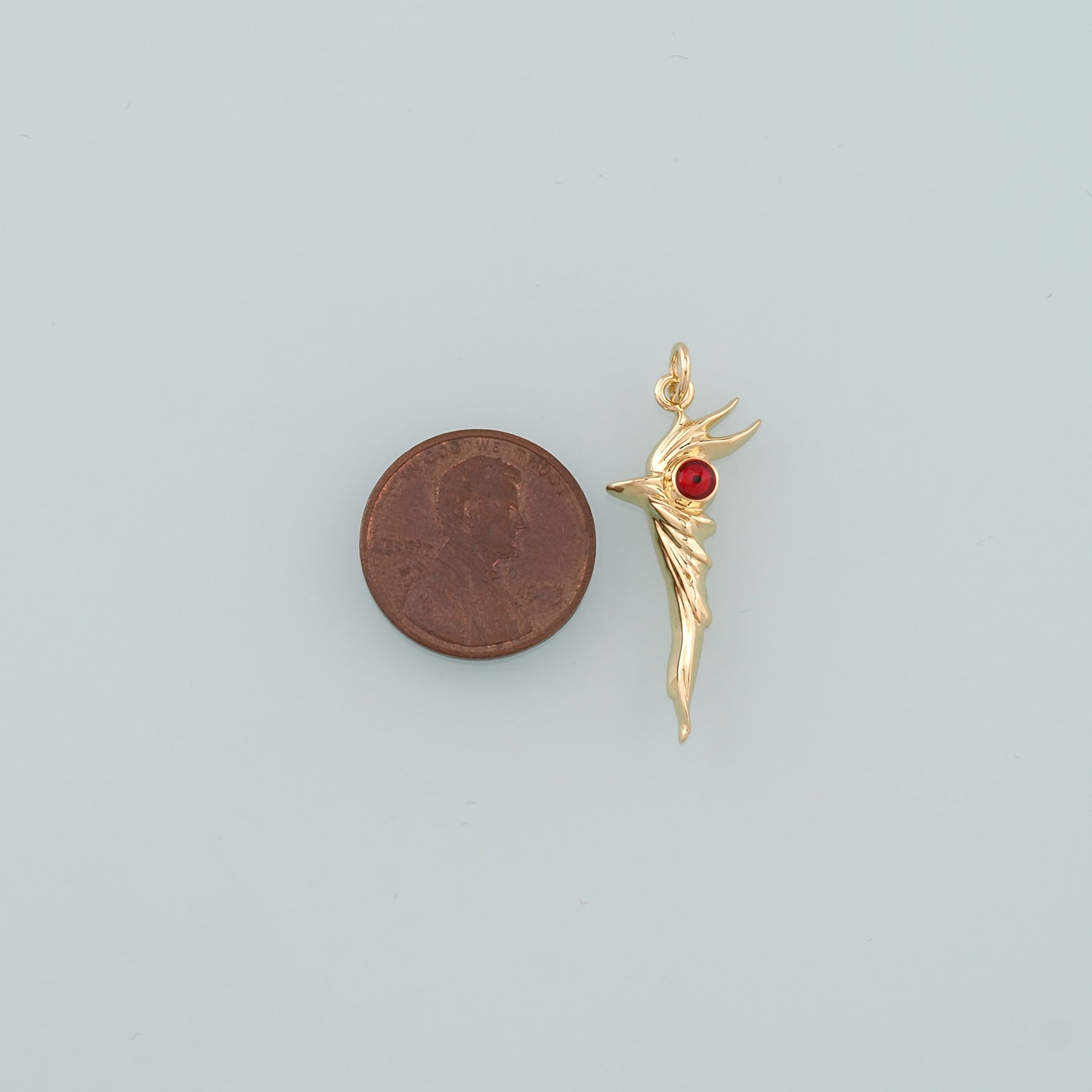 18K Gold Filled Cane Pendant,Enamel Cane Charm Bracelet Necklace for DIY Jewelry Making Supply