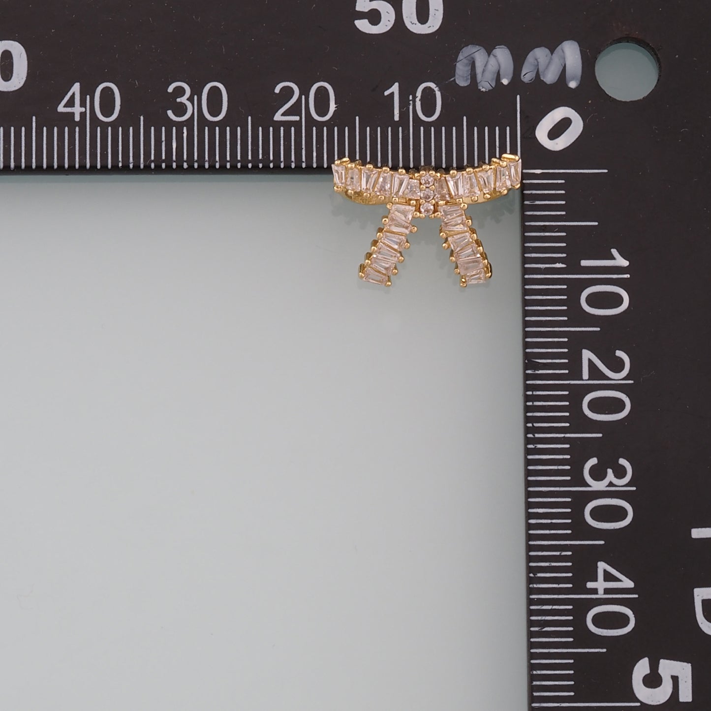 Gold Bow Charms,18K Gold Filled Bow Pendant,bow tie Charm Bracelet Necklace for DIY Jewelry Making Supply