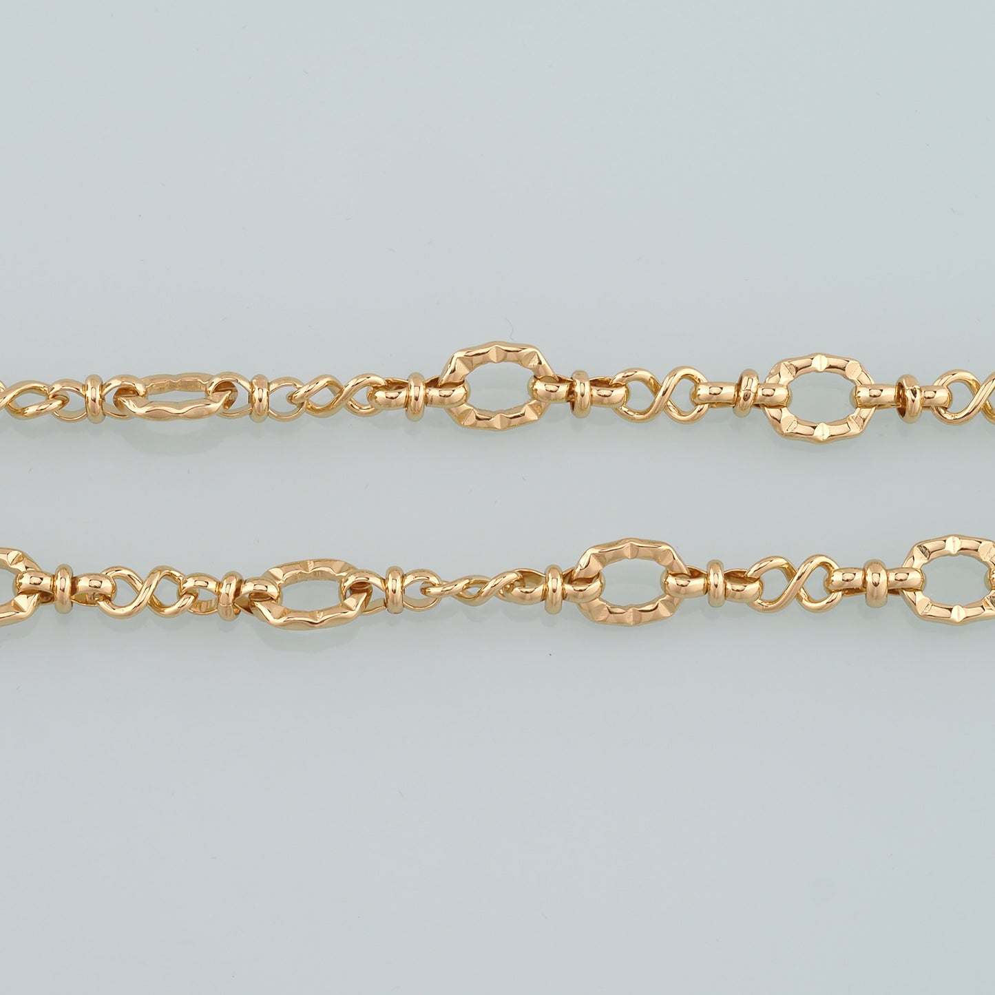 Gold Paper Clip Chain,18K Gold Filled Oval Chain for Necklace Bracelet DIY Jewelry Making Supply