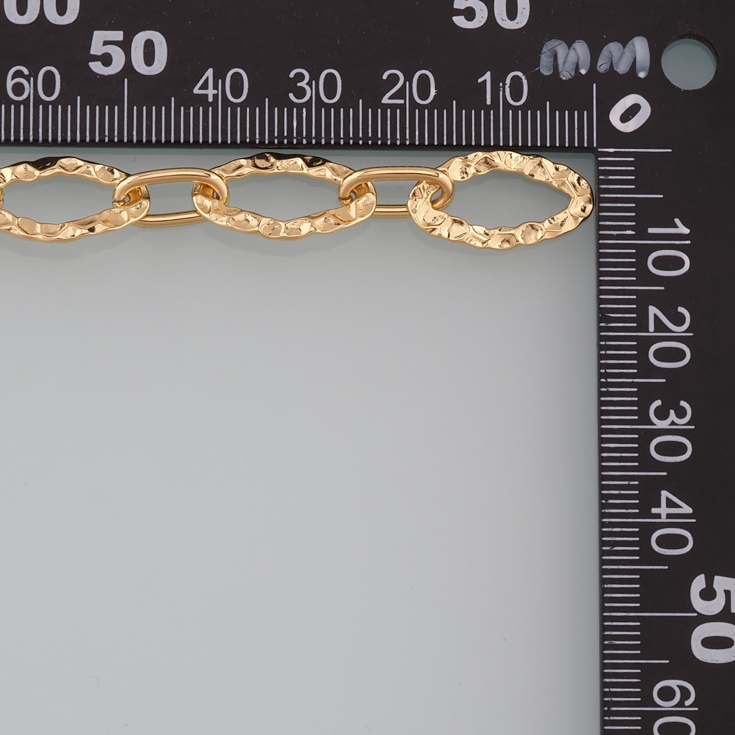 Gold Paper Clip Chain,18K Gold Filled Oval Chain for Necklace Bracelet DIY Jewelry Making Supply