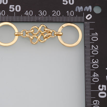 Gold Geometry Chain,18K Gold Filled Round Chain for Necklace Bracelet DIY Jewelry Making Supply