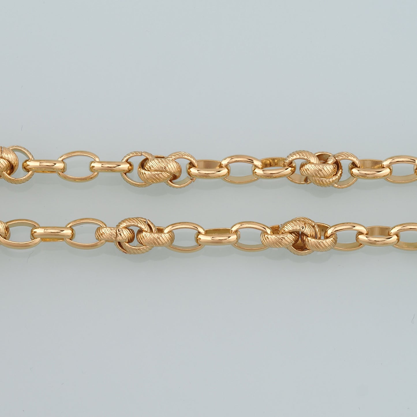 Gold Rollo Chain,18K Gold Filled Oval Chain for Necklace Bracelet DIY Jewelry Making Supply