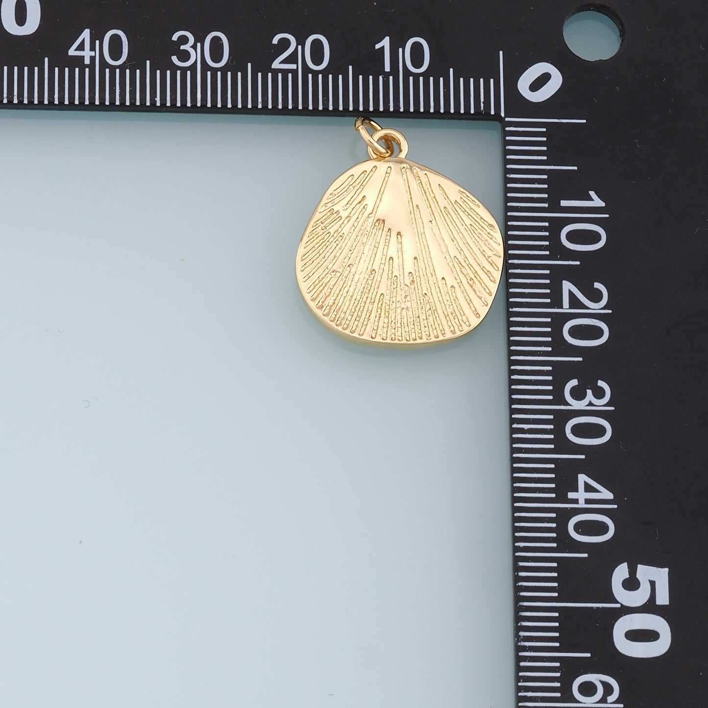 Gold Shell Charms,18K Gold Filled Conch Shell Pendant,Conch Shell Charm Bracelet Necklace for DIY Jewelry Making Supply
