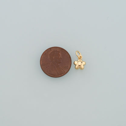 18K Gold Filled Star Pendant,Dainty Celestial Charm Bracelet Necklace for DIY Jewelry Making Supply
