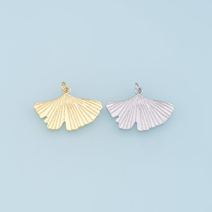 Gold Leaf Charms,18K Gold Filled Leaf Pendant,Silver Leaf Charm Bracelet Necklace for DIY Jewelry Making Supply