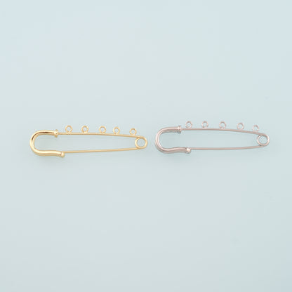 Gold Connector Charm,18K Gold Filled Paper Clip Pendant,Dainty Paper Clip Charm Bracelet Necklace for DIY Jewelry Making Supply