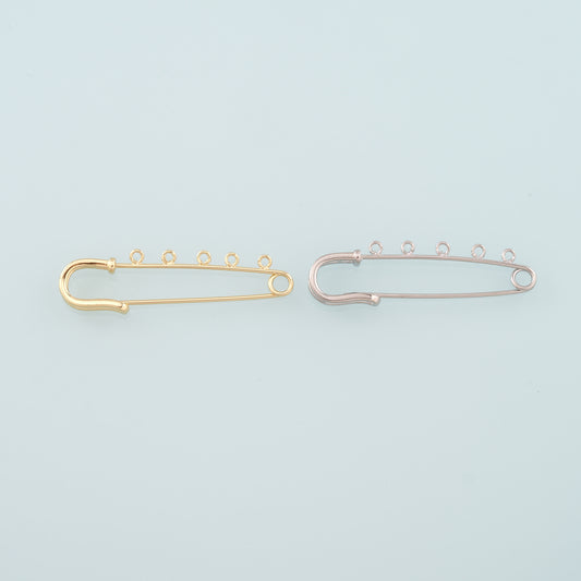 Gold Connector Charm,18K Gold Filled Paper Clip Pendant,Dainty Paper Clip Charm Bracelet Necklace for DIY Jewelry Making Supply
