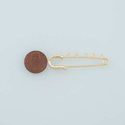 Gold Connector Charm,18K Gold Filled Paper Clip Pendant,Dainty Paper Clip Charm Bracelet Necklace for DIY Jewelry Making Supply