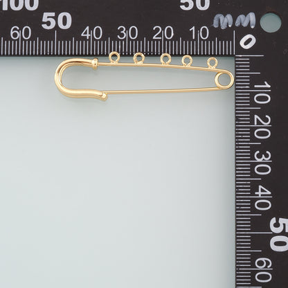 Gold Connector Charm,18K Gold Filled Paper Clip Pendant,Dainty Paper Clip Charm Bracelet Necklace for DIY Jewelry Making Supply