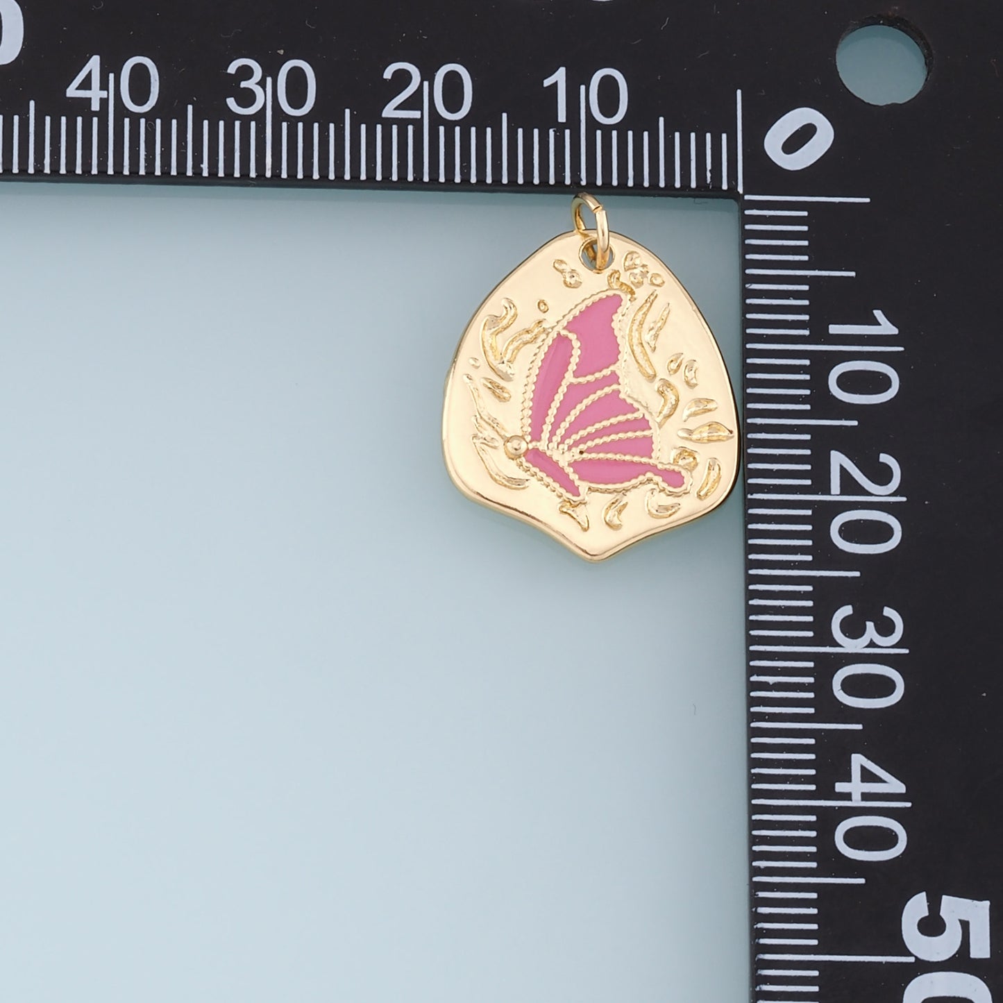 Gold Butterfly Charms,18K Gold Filled Butterfly Pendant,Enamel Butterfly Charm Bracelet Necklace for DIY Jewelry Making Supply