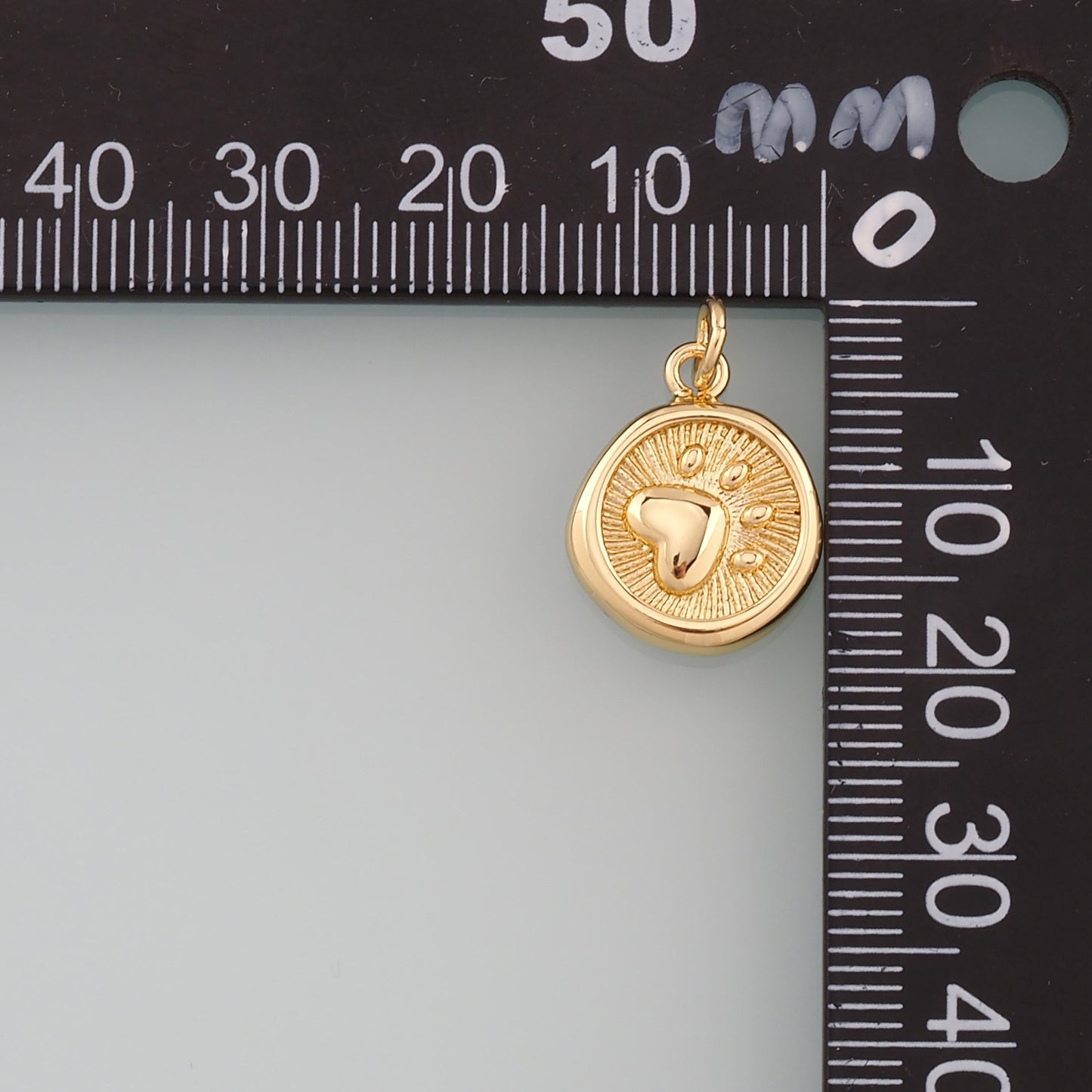 Gold Paw Charms,18K Gold Filled Cat Paw Pendant,Dainty Dog Paw Charm Bracelet Necklace for DIY Jewelry Making Supply