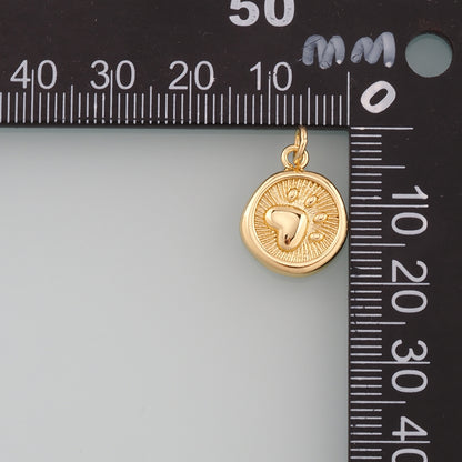 Gold Paw Charms,18K Gold Filled Cat Paw Pendant,Dainty Dog Paw Charm Bracelet Necklace for DIY Jewelry Making Supply