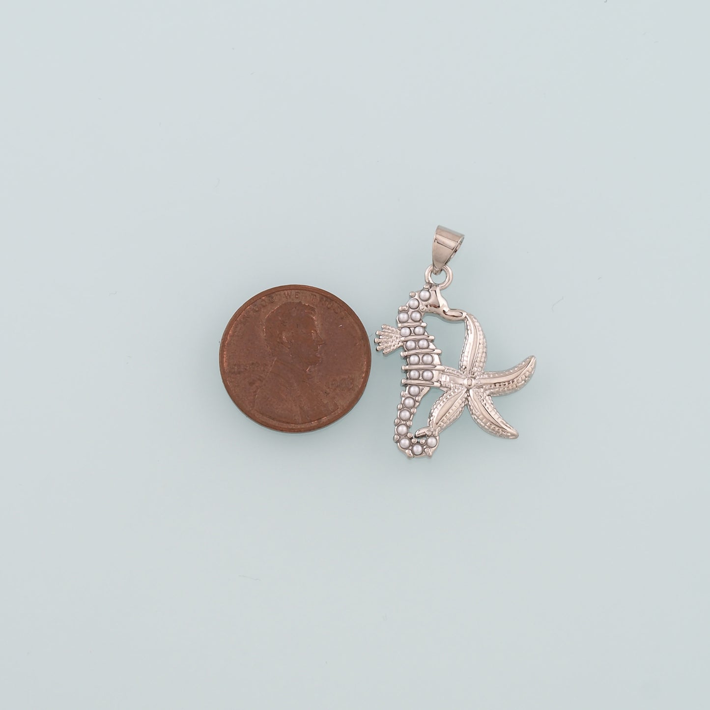 Gold Starfish Charms,18K Gold Filled Sea star Pendant,Pearl Seahorse Charm Bracelet Necklace for DIY Jewelry Making Supply